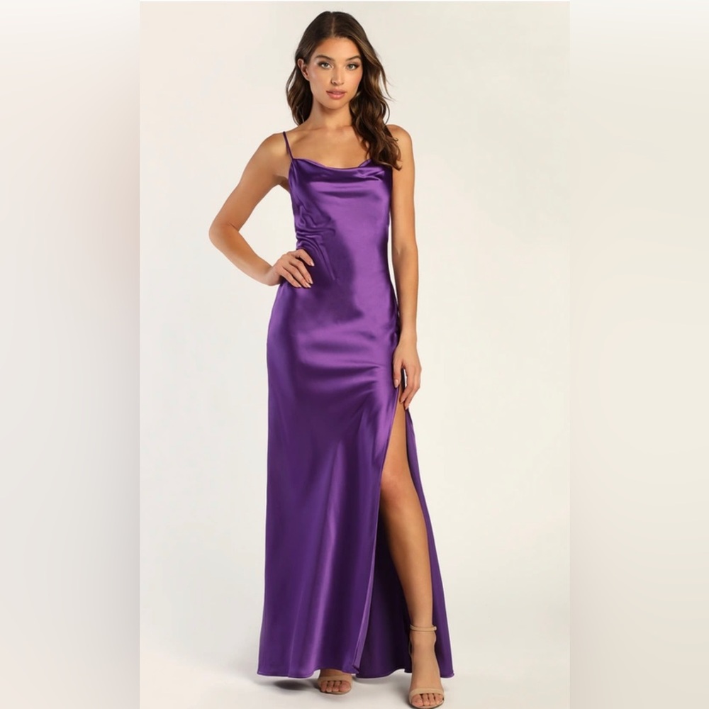 Lulus Vibrant Purple Maxi Dress/ Gown
